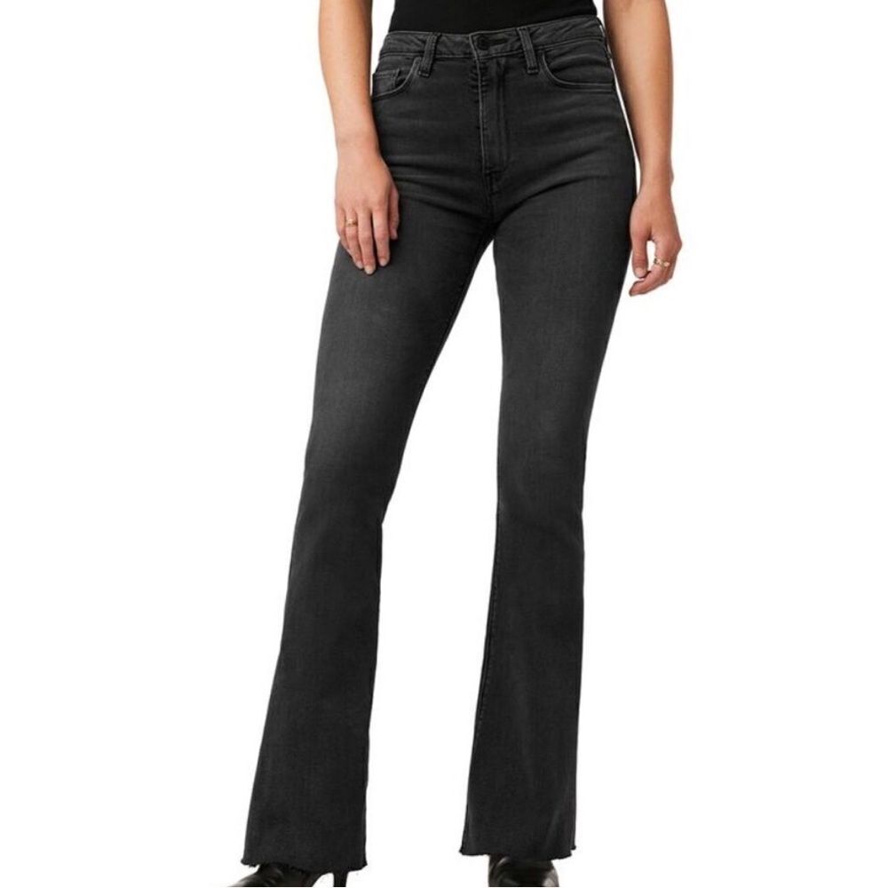HUDSON Jeans Holly Washed Black Flare Denim Women’s Size 33